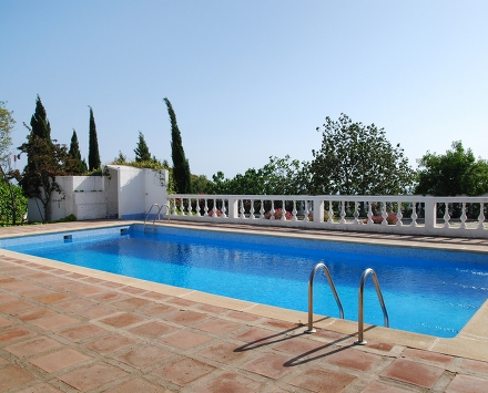 Photo maison Los Mastranzos vue en plan de la piscine